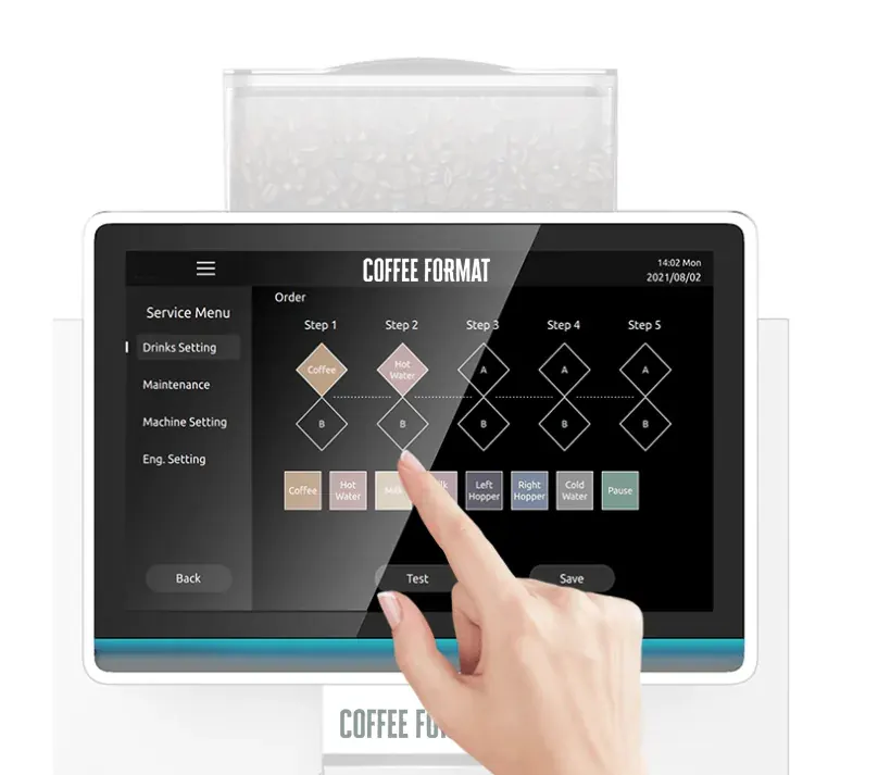 Coffee Format BREAK – menu serwisowe