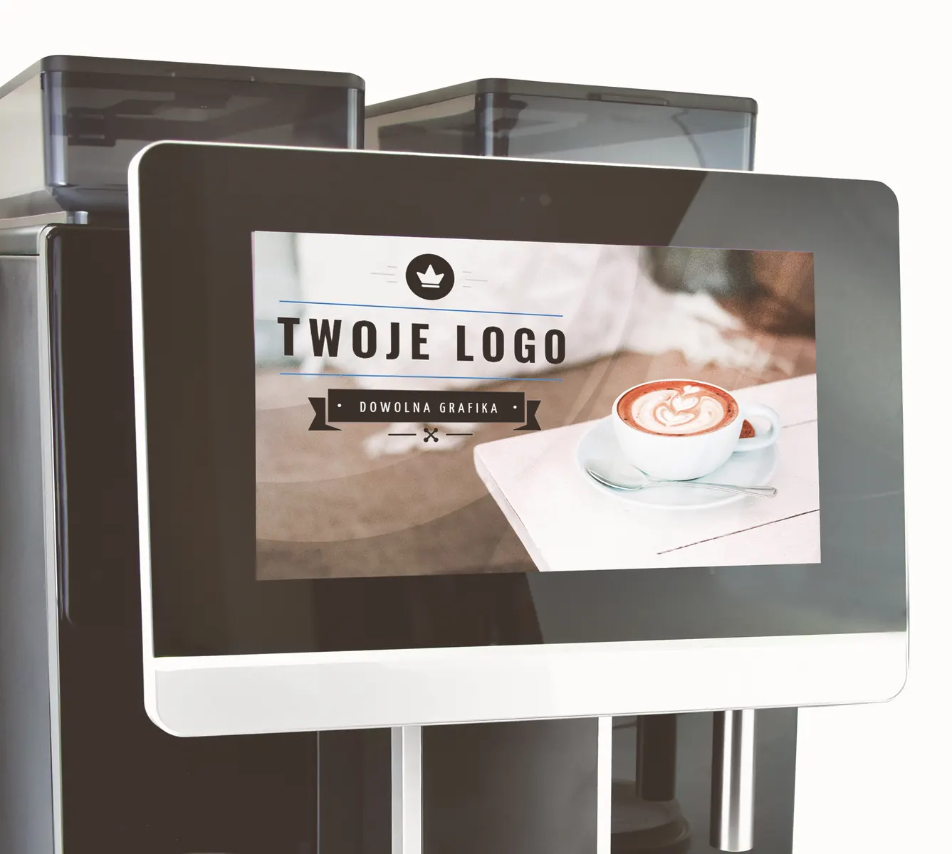 Coffee Format DEMY – wlasne logo na ekranie