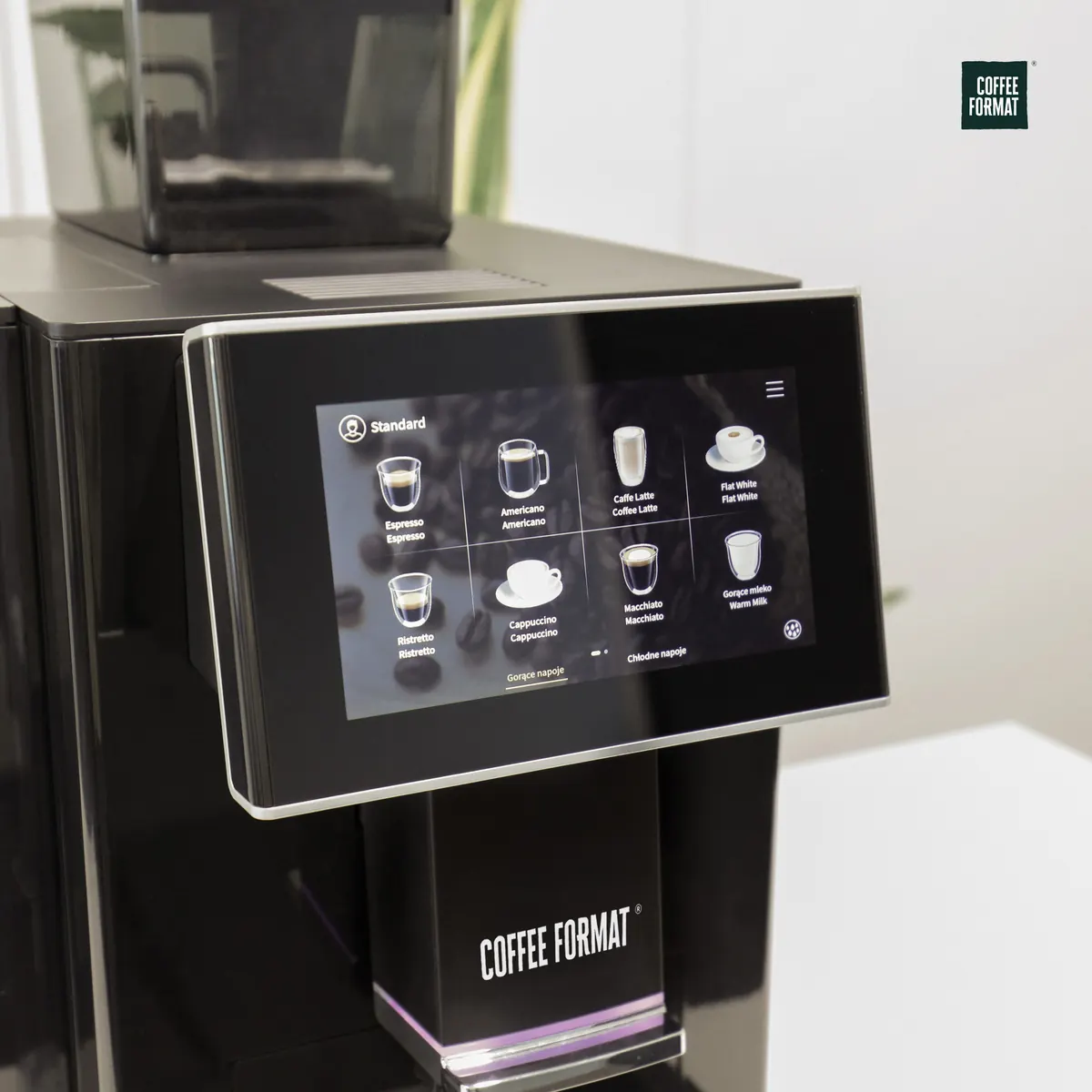 Coffee Format NOVA – ekran dotykowy